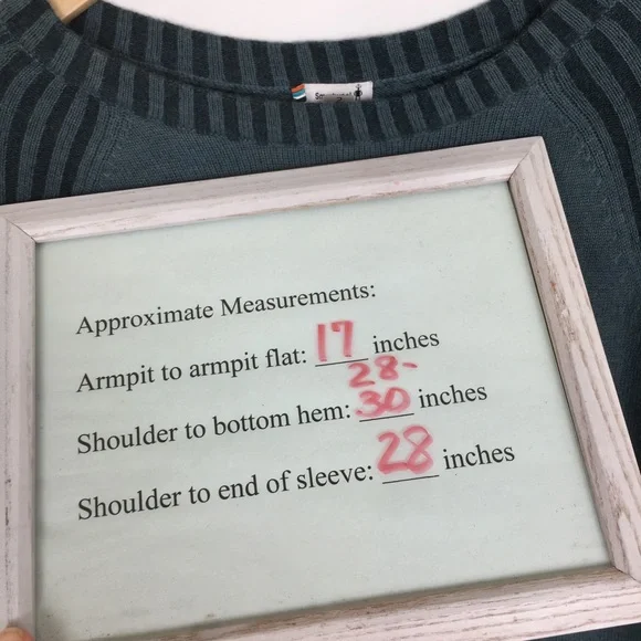 Smartwool Ripple Creek Wool Tunic Sweater Blue Women’s Size Small Top - Picture 14 of 14